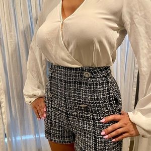 VICI tweed romper open back